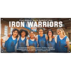 Custom Sport Team Photo Banner