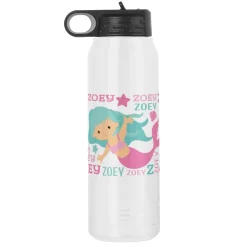 Cute & Beachy Stainless Steel Water Bottle