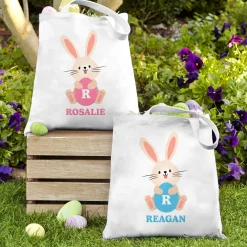 Cutesy Bunny with Egg Tote Bag