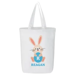 Cutesy Bunny with Egg Tote Bag