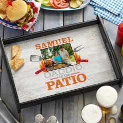 Daddio Of The Patio Photo Wood Tray