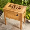 Daddio of the Patio Wooden Cooler