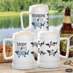 Daddy Shark Beer Stein