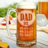 Dad Established Oversized Beer Mug
