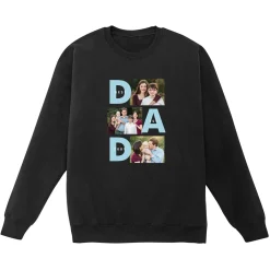 DAD Established Photo Collage Sweatshirt