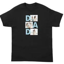 DAD Established Photo Collage T-Shirt