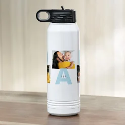 DAD Established Photo Collage Stainless Steel Water Bottle