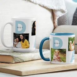 DAD Established Photo Collage Mug