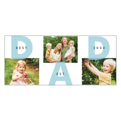 DAD Established Photo Collage Mug