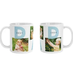 DAD Established Photo Collage Mug