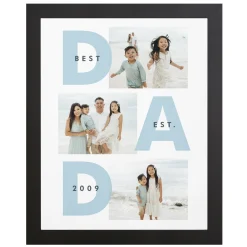 DAD Established Photo Collage Canvas