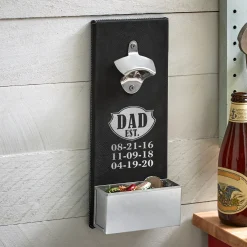 Dad Established Wood Bottle Opener