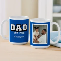 Dad Est. Photo Mug