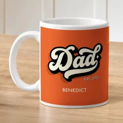 Dad Est. Retro Mug