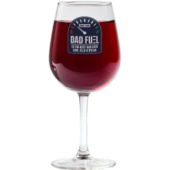 Dad Fuel Wine Glass