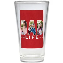 Dad Life Photo Pint Glass