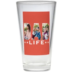 Dad Life Photo Pint Glass