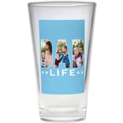 Dad Life Photo Pint Glass