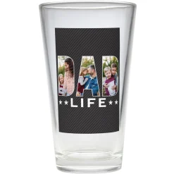 Dad Life Photo Pint Glass