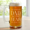Dad of the Year Oversized Beer Mug