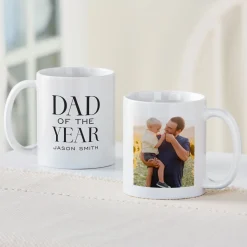 Dad of the Year Photo Mug
