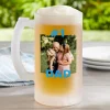 #1 DAD Photo Frosted Beer Mug