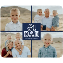 #1 Dad Photo Mouse Pad
