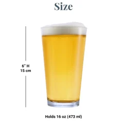 #1 Dad Photo Pint Beer Glass