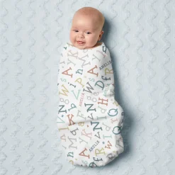 Dancing Alphabet Baby Swaddle Blanket