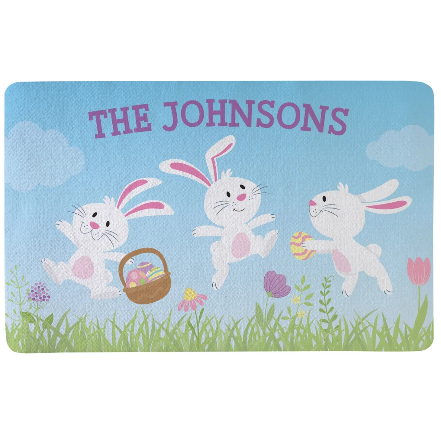 Dancing Bunnies Doormat