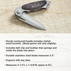 Date To Remember Pocket Knife