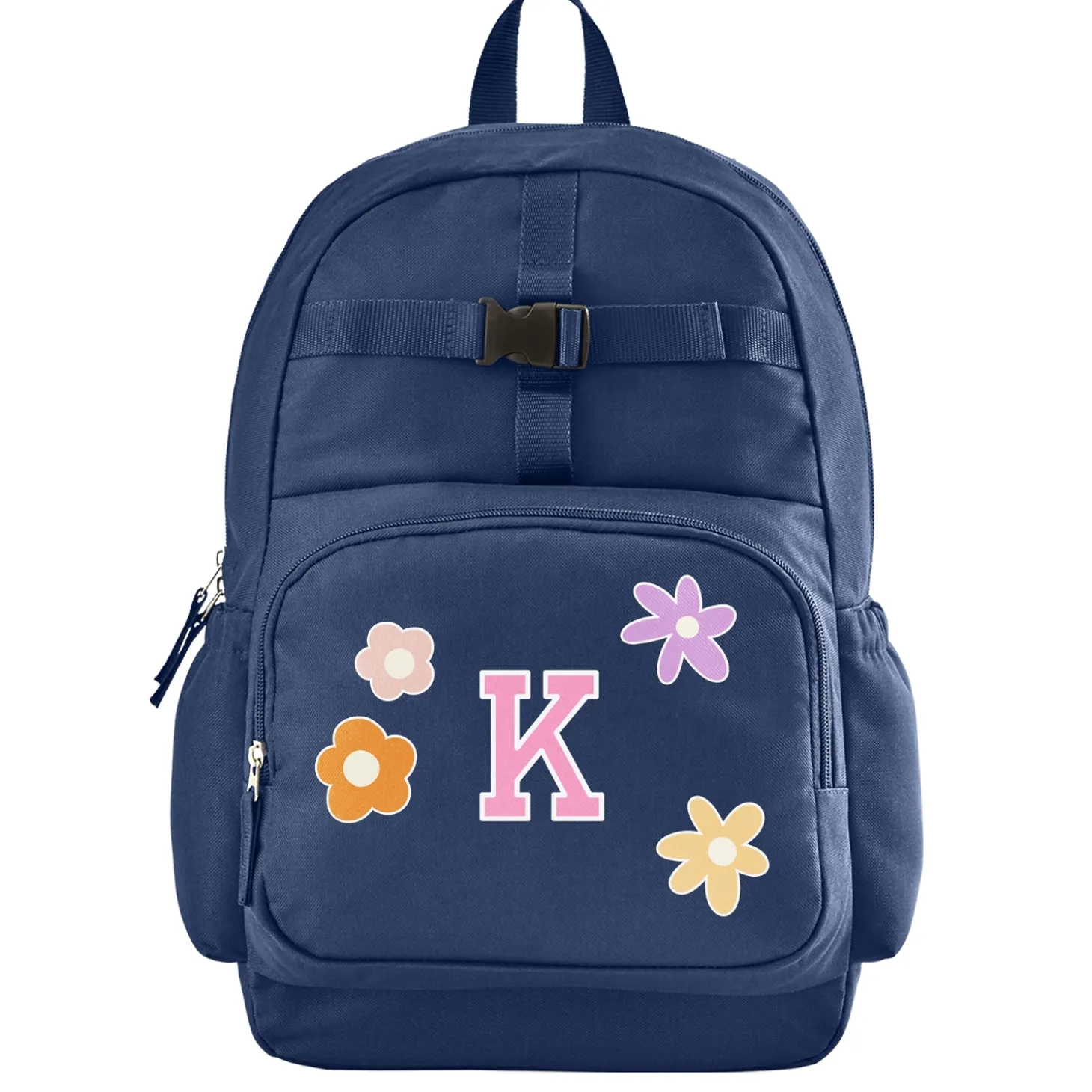 Decal + Monogram Navy Backpack Collection