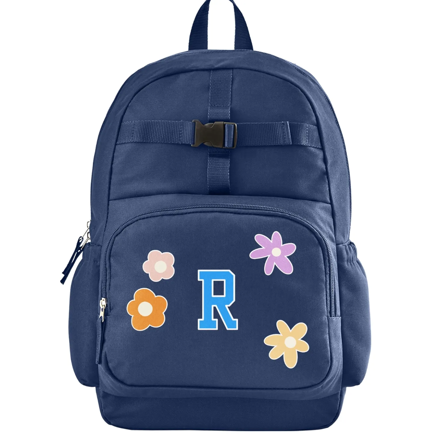 Decal + Monogram Navy Backpack Collection