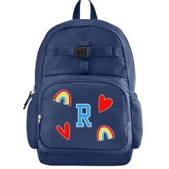 Decal + Monogram Navy Backpack Collection