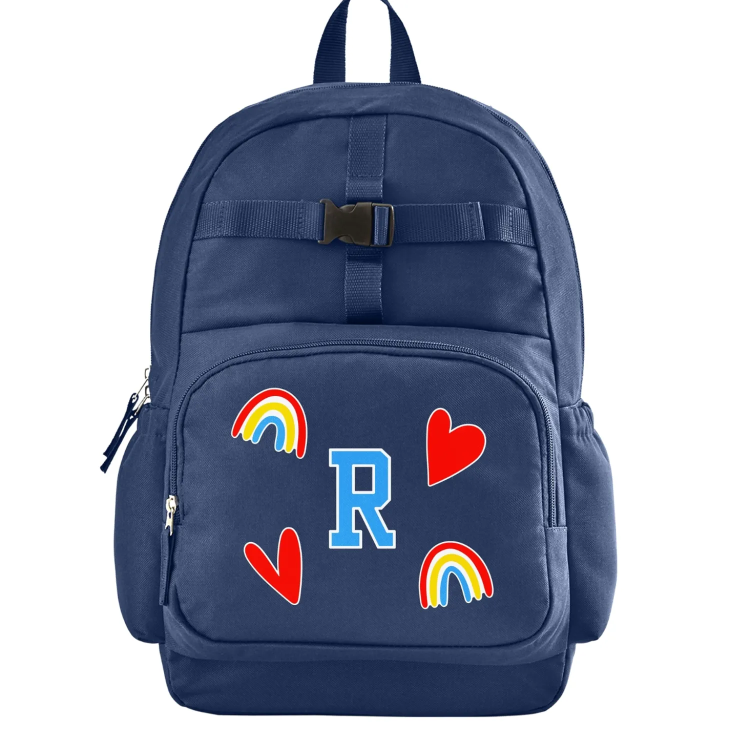 Decal + Monogram Navy Backpack Collection