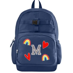 Decal + Monogram Navy Backpack Collection