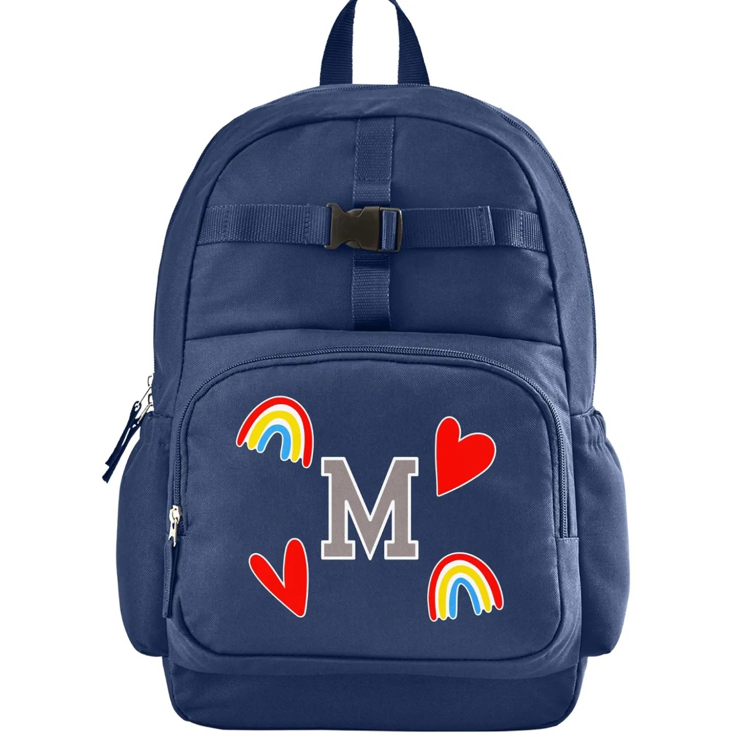 Decal + Monogram Navy Backpack Collection