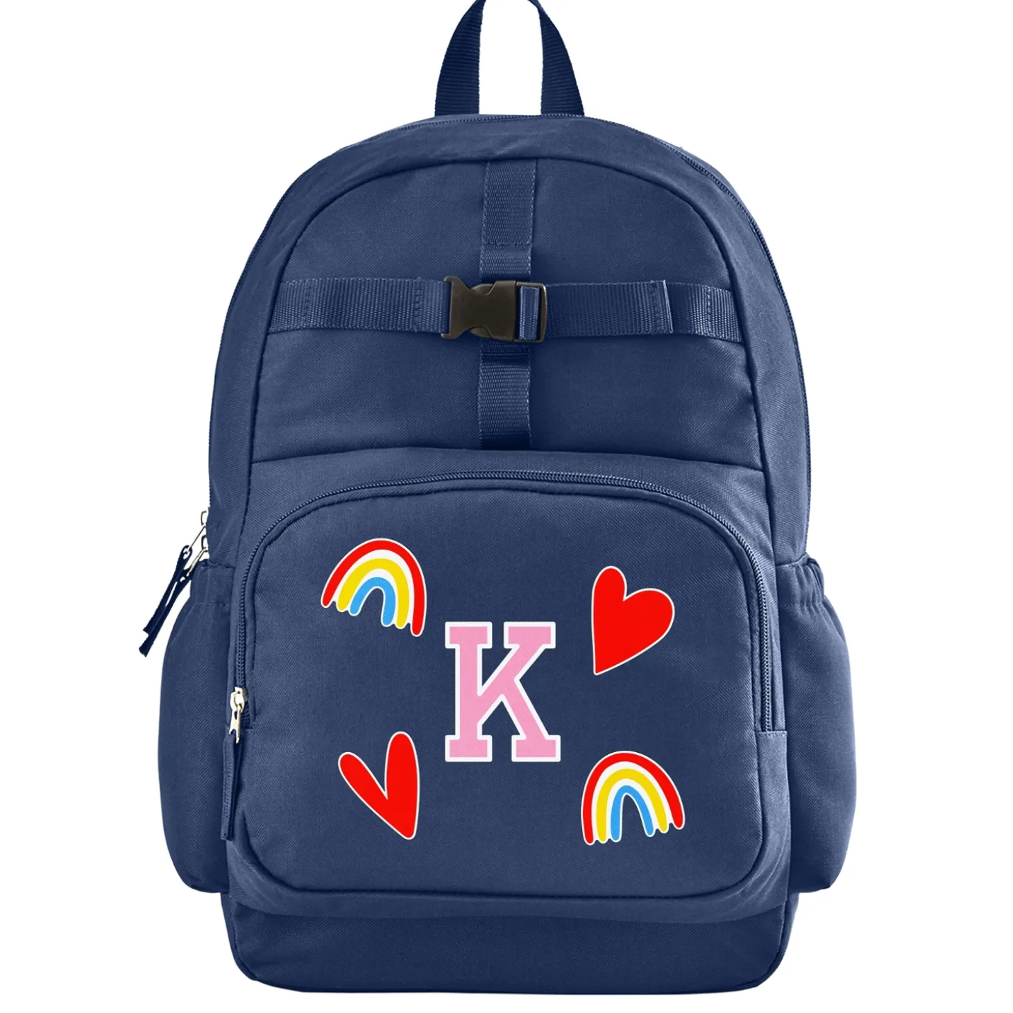 Decal + Monogram Navy Backpack Collection