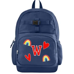 Decal + Monogram Navy Backpack Collection