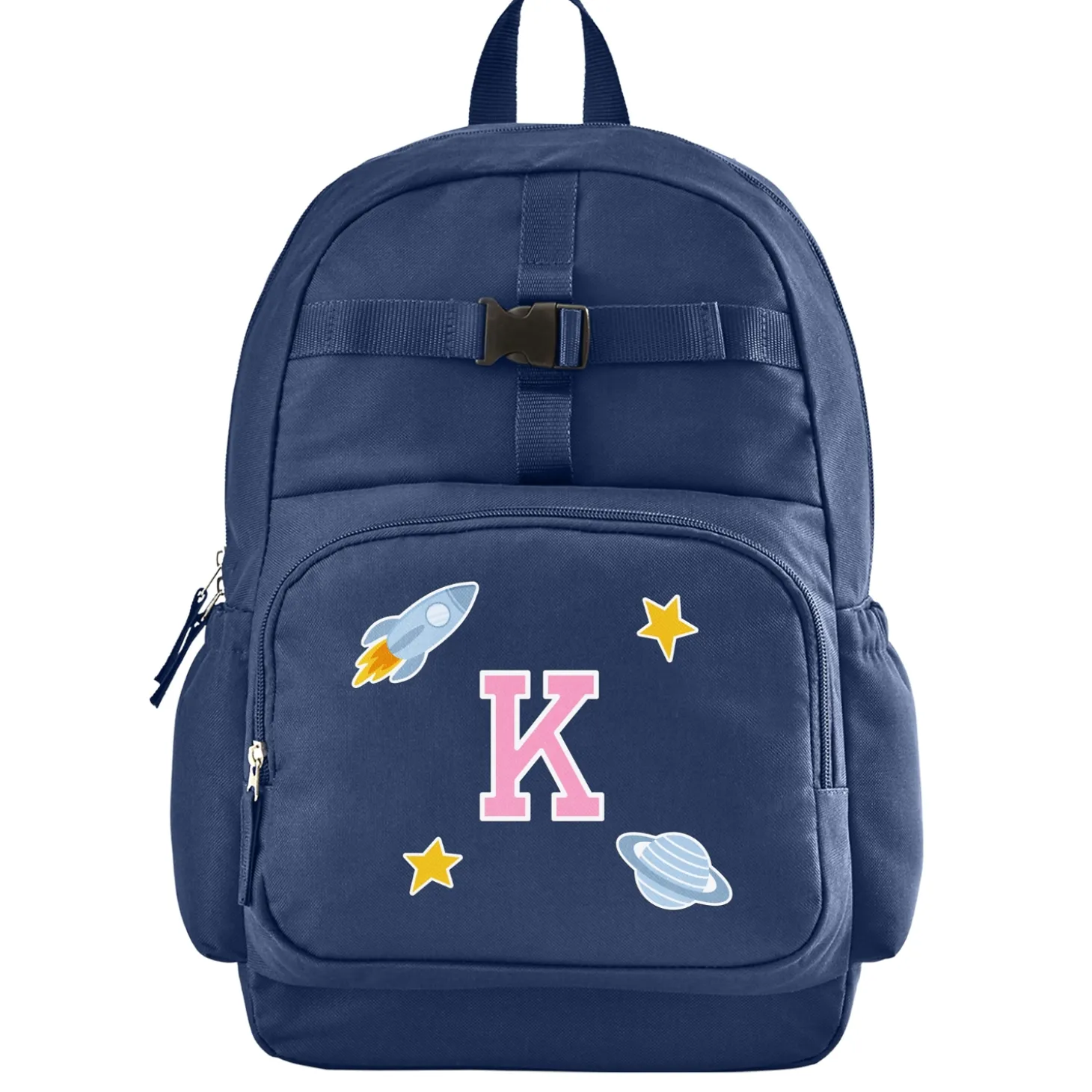 Decal + Monogram Navy Backpack Collection