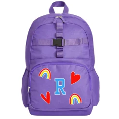 Decal + Monogram Purple Backpack Collection