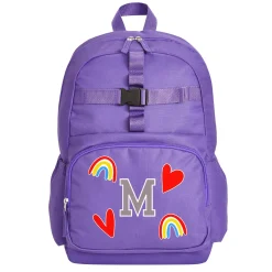 Decal + Monogram Purple Backpack Collection