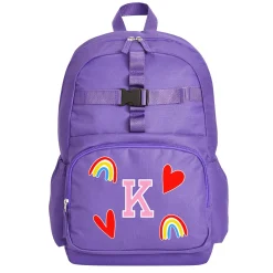 Decal + Monogram Purple Backpack Collection