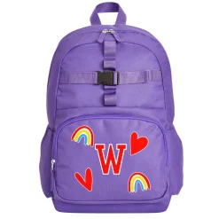 Decal + Monogram Purple Backpack Collection