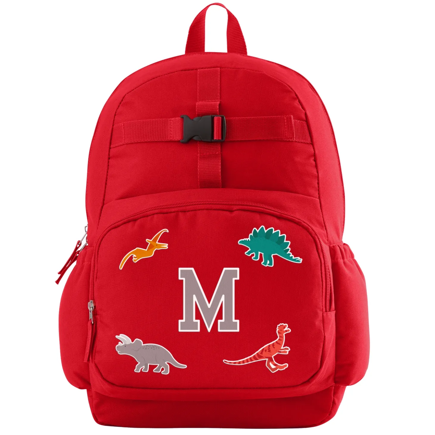 Decal + Monogram Red Backpack Collection
