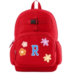 Decal + Monogram Red Backpack Collection