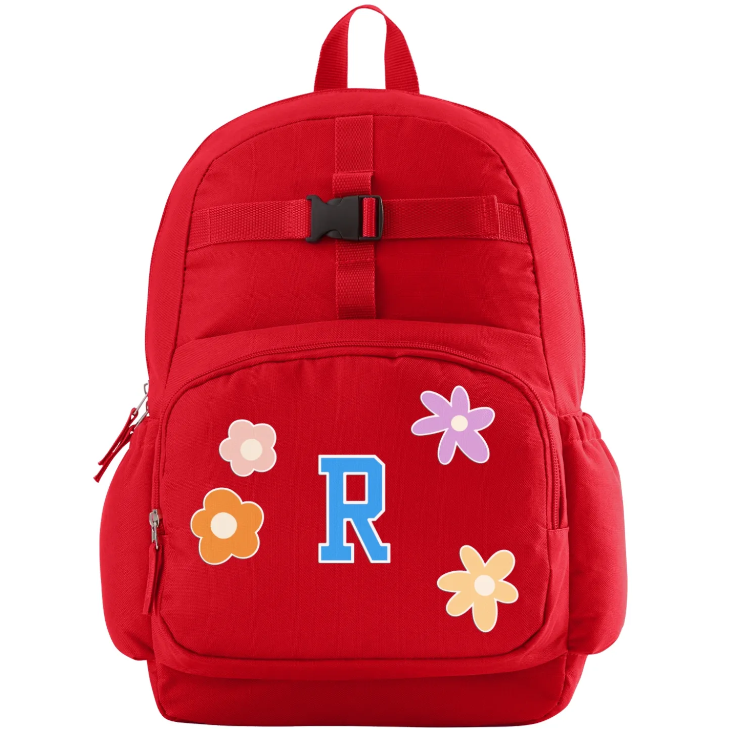 Decal + Monogram Red Backpack Collection