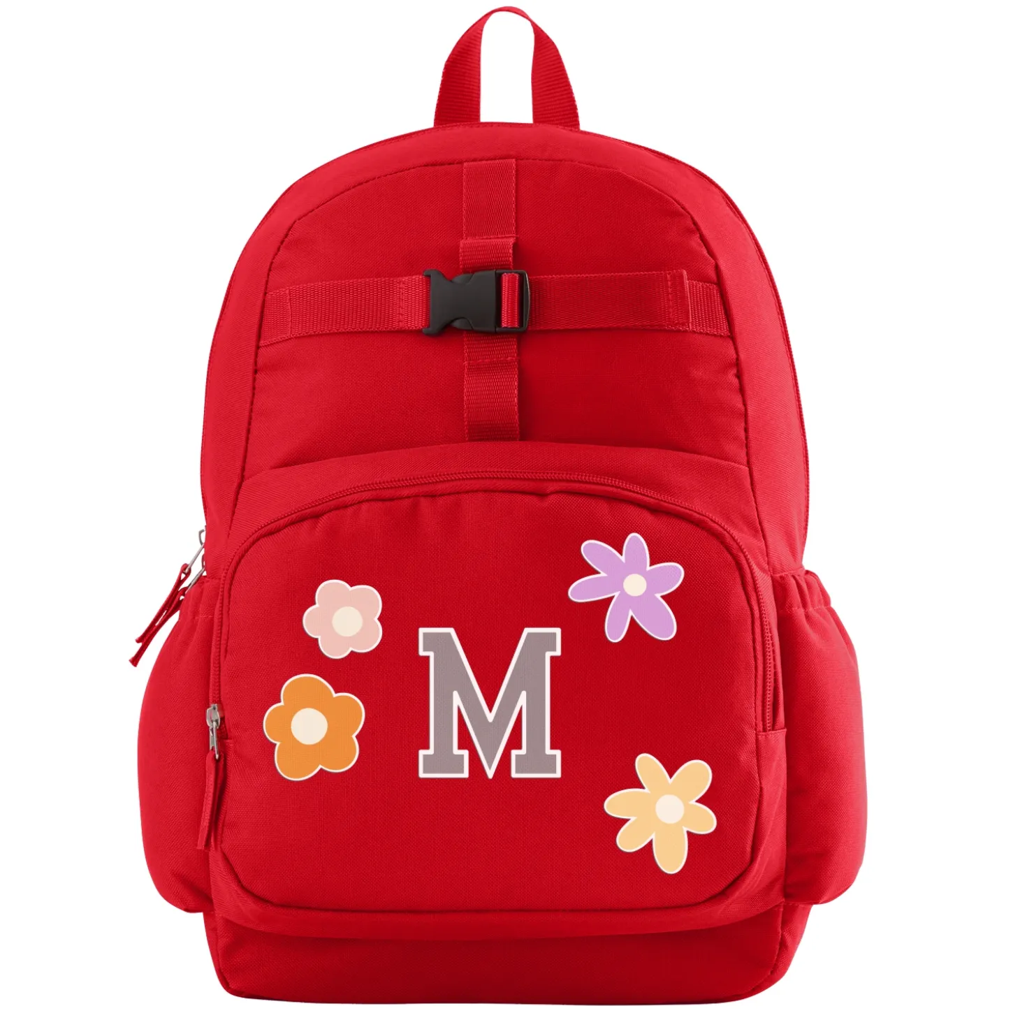 Decal + Monogram Red Backpack Collection