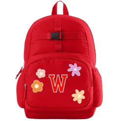 Decal + Monogram Red Backpack Collection