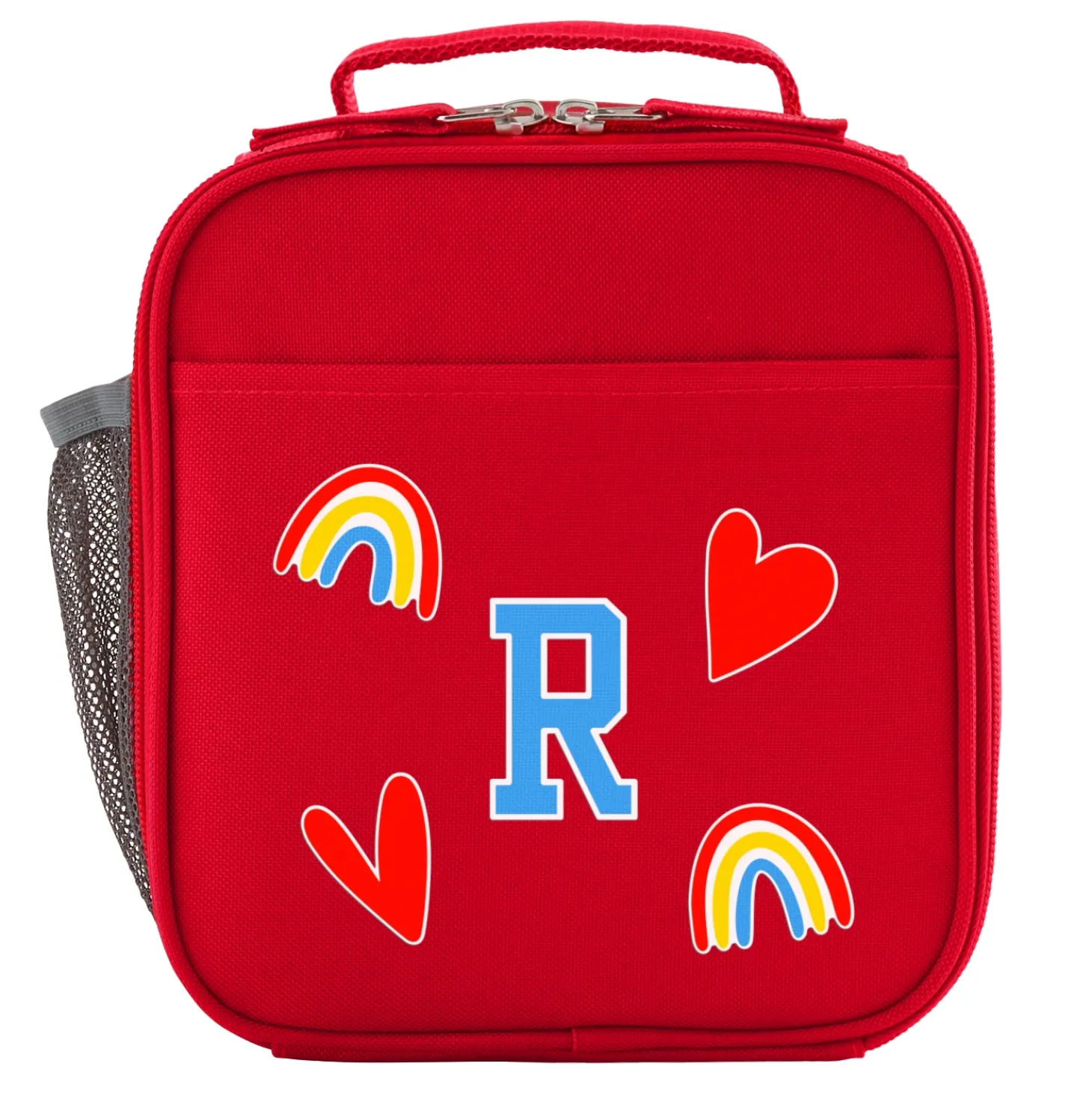 Decal + Monogram Red Backpack Collection